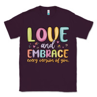Plum love and embrace every version of you Classic Tee - MaliasSmallBusiness