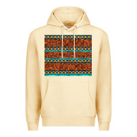 Pina Colada tooled leather and aztec Premium Hoodie - TumblerDesignByShophia