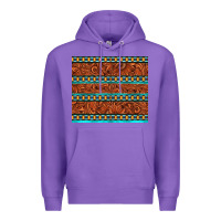 Purple tooled leather and aztec Premium Hoodie - TumblerDesignByShophia