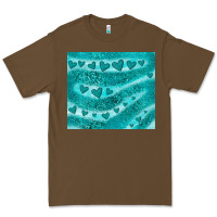 Cacao turquoise glitter heart Premium Tee - JahusDesignShop
