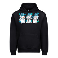 Black snowman winter bbs Urban Hoodie - BundleAndBundleShop