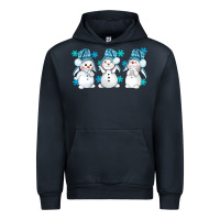 Navy snowman winter bbs Urban Hoodie - BundleAndBundleShop