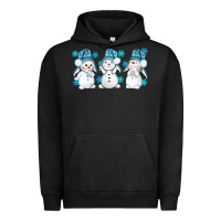 Pigment Black snowman winter bbs Urban Hoodie - BundleAndBundleShop