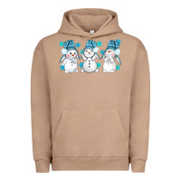 Pigment Burro snowman winter bbs Urban Hoodie - BundleAndBundleShop