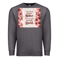 Charcoal Heather to the world you are a mother but to your family y Premium Sweatshirt - TumblerDesignByShophia