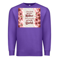 Purple to the world you are a mother but to your family y Premium Sweatshirt - TumblerDesignByShophia