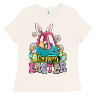 Bone Happy Easter toddler car Ladies Tee - OliviaCreatesArt