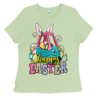 Matcha Happy Easter toddler car Ladies Tee - OliviaCreatesArt