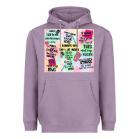 Lavender funny office Heavyweight Hoodie - TumblerDesignByShophia