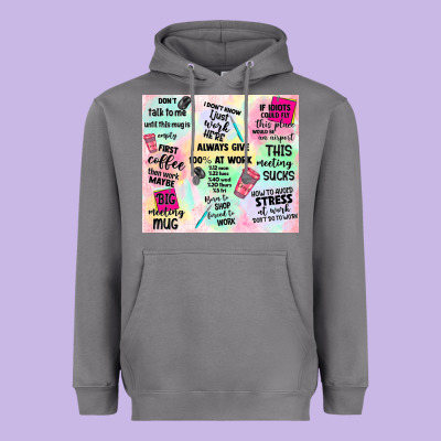 Funny Office Heavyweight Hoodie Designed By Tumblerdesignbyshophia