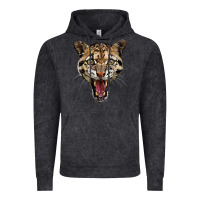 Vintage Arctic ocelot head Vintage Hoodie - LillyAllenDesigns