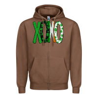 Chestnut st. patrick's day xoxo Zipper Hoodie - Bettercallsaul