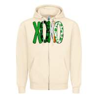 Sandshell st. patrick's day xoxo Zipper Hoodie - Bettercallsaul