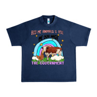 Navy buy me animals malia Urban Heavy Tee - MaliasSmallBusiness