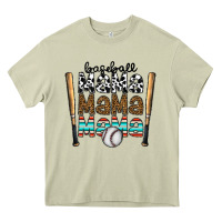Mossy baseball mama mama mama Heavy Core Tee - CowhideDigitalArt