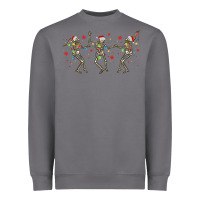 Storm dancing skeleton christmas Heavyweight Sweatshirt - MaliasSmallBusiness