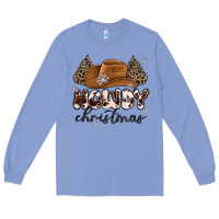 Colony Blue howdy christmas Long Sleeve Tee - MaliasSmallBusiness