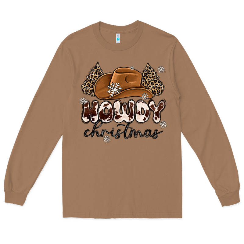 Howdy Christmas Long Sleeve Tee by MaliasSmallBusiness | Teevron