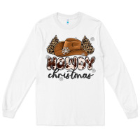 White howdy christmas Long Sleeve Tee - MaliasSmallBusiness