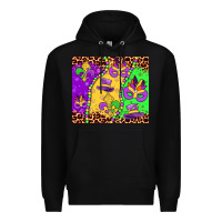 Black mardi gras Premium Hoodie - JahusDesignShop