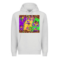 Dove Grey mardi gras Premium Hoodie - JahusDesignShop