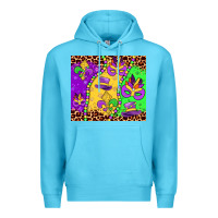 Ocean Blue mardi gras Premium Hoodie - JahusDesignShop
