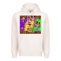 Pale Pink mardi gras Premium Hoodie - JahusDesignShop