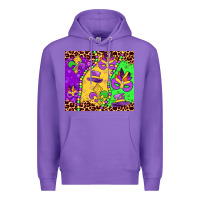 Purple mardi gras Premium Hoodie - JahusDesignShop