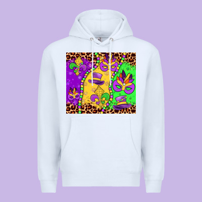 Mardi Gras Premium Hoodie Designed By Jahusdesignshop