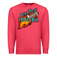 Cardinal Wild about Football Premium Sweatshirt - HowdyJamesFarm