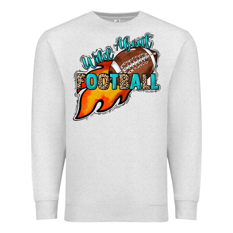 Wild About Football Premium Sweatshirt by HowdyJamesFarm | Teevron