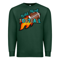 Sports Green Wild about Football Premium Sweatshirt - HowdyJamesFarm