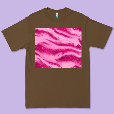 Pink Glitter Premium Tee Designed By Jahusdesignshop