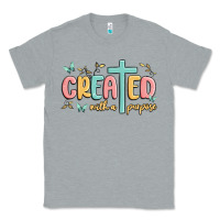 Heather Grey created with a purpose Classic Tee - MaliasSmallBusiness