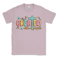 Lilac created with a purpose Classic Tee - MaliasSmallBusiness
