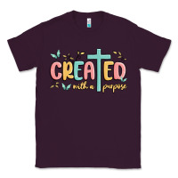 Plum created with a purpose Classic Tee - MaliasSmallBusiness