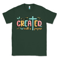 Sports Green created with a purpose Classic Tee - MaliasSmallBusiness