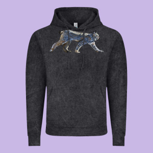 Canada Lynx Vintage Hoodie Designed By Lillyallendesigns