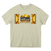 Mossy leopard softball mom 16oz libbey glass Heavy Core Tee - HRA Design Shop