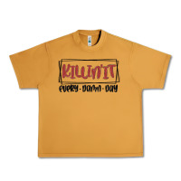 Peanut Butter killin it every damn day Urban Heavy Tee - MaliasSmallBusiness