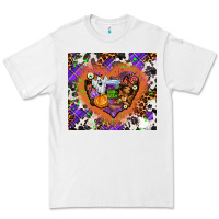 White halloween heart Premium Tee - AdoDesignShop