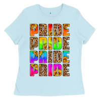 Baby Blue pride pride pride pride Ladies Tee - HRA Design Shop