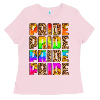 Bubblegum Pink pride pride pride pride Ladies Tee - HRA Design Shop