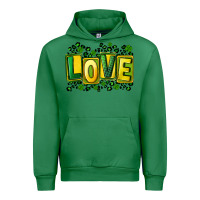 Emerald St. Patrick's Day love Urban Hoodie - FaDigitalArtStudio