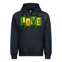 Navy St. Patrick's Day love Urban Hoodie - FaDigitalArtStudio