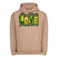 Pigment Burro St. Patrick's Day love Urban Hoodie - FaDigitalArtStudio