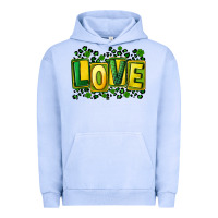 Pigment Grape Ice St. Patrick's Day love Urban Hoodie - FaDigitalArtStudio