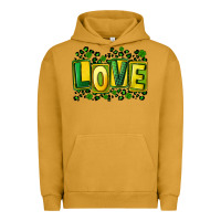 Pigment Peanut Butter St. Patrick's Day love Urban Hoodie - FaDigitalArtStudio