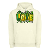 Pigment Pistachio St. Patrick's Day love Urban Hoodie - FaDigitalArtStudio