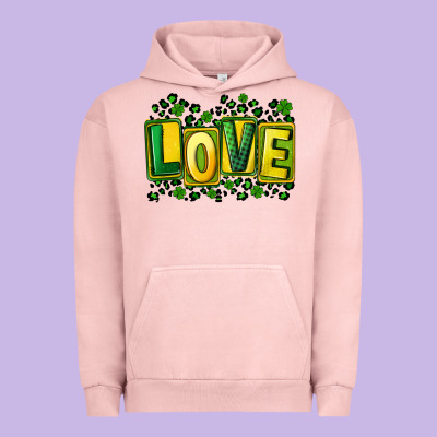 St. Patrick's Day Love Urban Hoodie Designed By Fadigitalartstudio